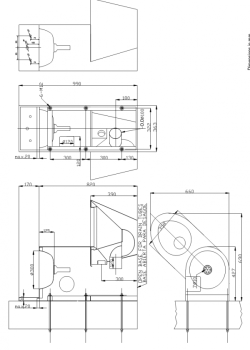 Унитаз стальной с умывальником Nofer 13123.R