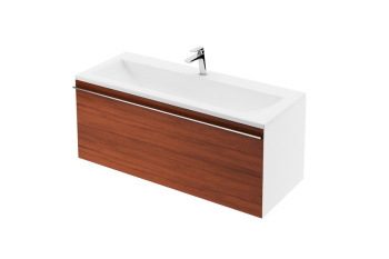 Тумба под раковину Ravak Clear SD X000000760 1000 белая/вишня