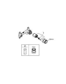 Встраиваемая часть смесителя Grohe 32635000