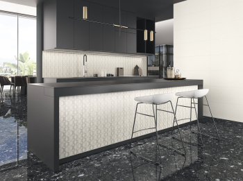 Плитка PEARL CHEVRON WHITE 31.6х90