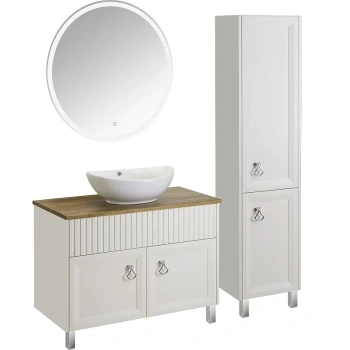 Шкаф пенал ASB-Woodline Риола 40см 12421