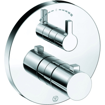 KLUDI 20 830 0515 NOVA FONTE Puristic Встраиваемый смеситель для ванны и душа с термостатом