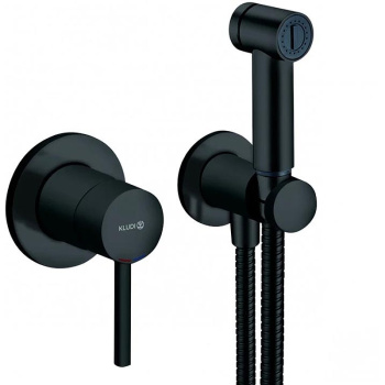 Kludi Bozz Гигиенический душ со смесителем , чёрный