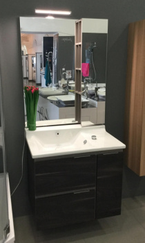 Тумба под раковину 95 см Jacob Delafon Soprano EB1334-E15 чёрное дерево черный