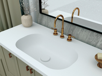 Раковина Montebianco Loreto Sesto 57 13217 Белая матовая