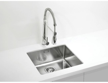 Кухонная мойка Alveus Kombino 40 1100236, в комплекте с сифоном сталь