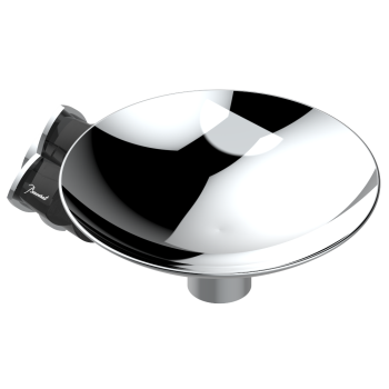 Мыльница металлическая THG Petale De Cristal Noir U6D-A02-546GM хром