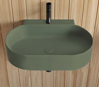 Раковина подвесная Cielo Mare MRLS60 AG 60 см зеленый
