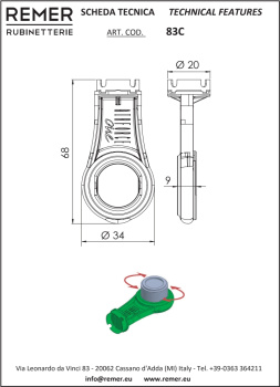 Аэратор Remer ключ RR для ов 81A и 83A 83C