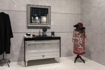 Плитка Deco Platino Grey 25x73