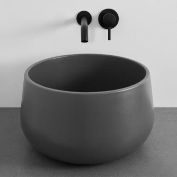 Раковина накладная Cielo Le Bacinelle BATA BA 45 см черный