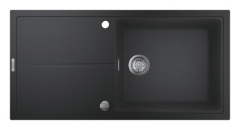 Мойка GROHE K400, 1000 x 500 мм, черный гранит 31641AP0