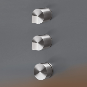 Смеситель для душа CЕА Design Duet DET 51 S с термостатом сталь