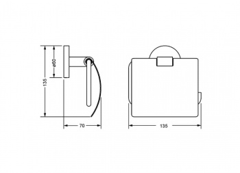 Держатель для туалетной бумаги Jorger Charleston Royal 632.00.014.000 chrome