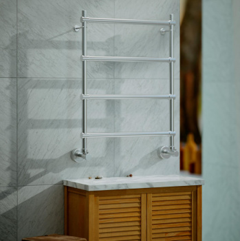 Полотенцесушитель водяной Margaroli Sole 4424704WHN 72x54 белый