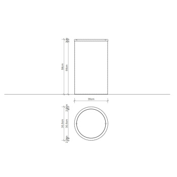 Корзина для белья Decor Walther Universal 610770 сталь полированная