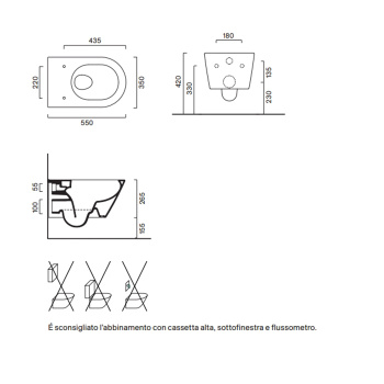Унитаз подвесной Catalano Zero 111550001 белый глянцевый