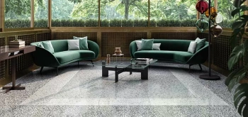 Керамогранит Casalgrande Padana Terrazzo White Lappato 75.5x75.5