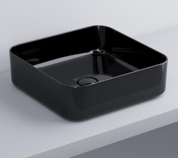 Раковина накладная Cielo Shui Comfort SHCOLAQ40 N 40 см черный