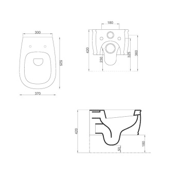 Сиденье для унитаза Artceram AZULEY/ATELIER с микролифтом, белый/хром AZA001 01 71