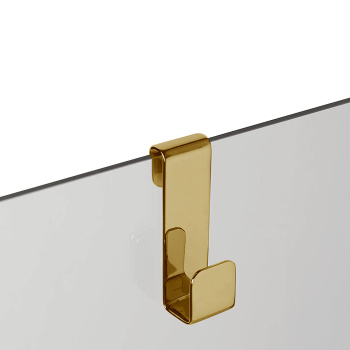 3SC APPY Крючок навесной на стекло, одинарный, цвет: золото 24к. Lucido APPY1GD