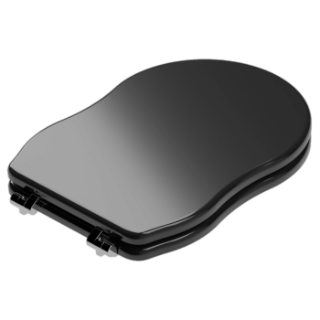 Крышка с сиденьем для подвесного унитаза с микролифтом GSG Ceramic Design Time TICOPRCCCR002 черный глянцевый