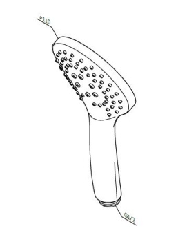 Душевая лейка AM.PM Gem F0290100