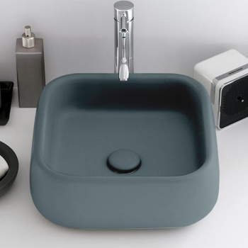 Раковина накладная Cielo Shui SHLAA40 PL 40 см голубой