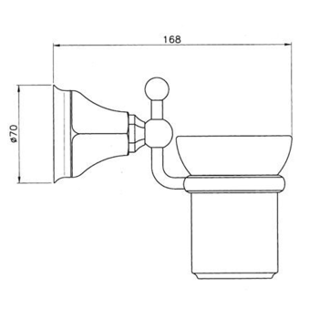 Стакан Nicolazzi   1488BZ