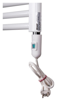 Irsap Ares Полотенцесушитель эл-ий 580x818x30мм (15 трубок-2 промежутка), мощность: 400 ватт, с выкл