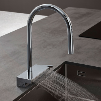 Смеситель для кухни, Hansgrohe, Aquno Select M81, цвет-хром