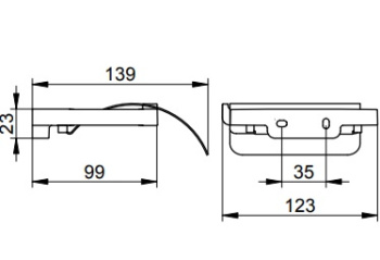 Держатель туалетной бумаги Keuco Moll 12760290000 с крышкой, красное золото шлифованное