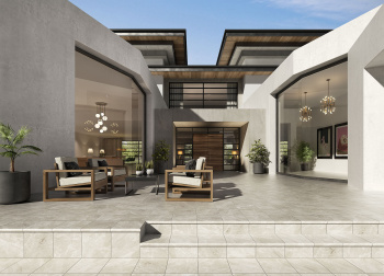 Фронтальная ступень керамогранит Exagres Peldano Nevada Limestone 33x334 шт