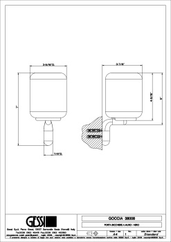 Стакан Gessi Goccia 38008.031 Chrome