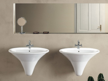 Раковина подвесная\накладная Hatria SCULTURE Y0LZ01