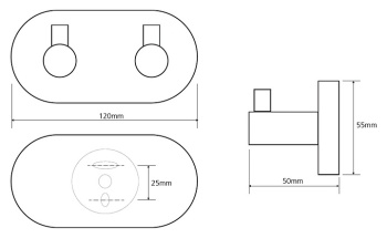 Крючок Bemeta Omega 104405202