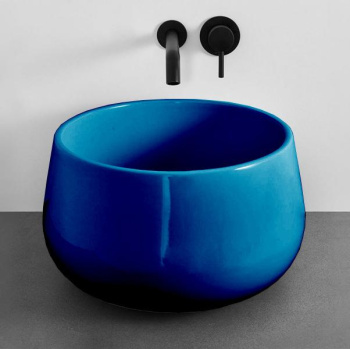 Раковина накладная Cielo Le Bacinelle BATA OL 45 см синий