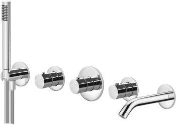 Смеситель для ванны с душем Paffoni Modular Box MDE000NO