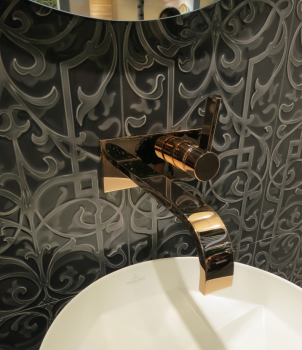 Плитка Villeroy&Boch 1837AN51 Цоколь Mon Coeur мятный 10*30