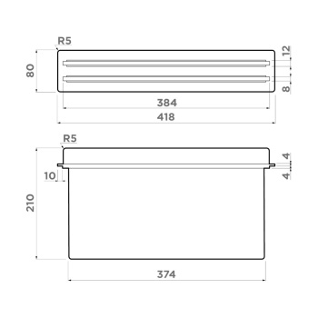 Вставка-держатель и 2 доски Omoikiri FP-05-GB с двумя разделочными досками графит 4999131