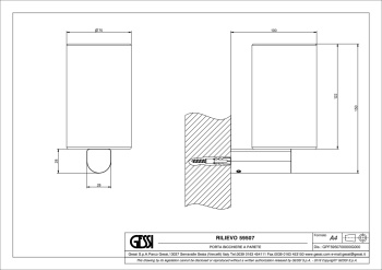 Стакан Gessi Rilievo 59507.031 Chrome