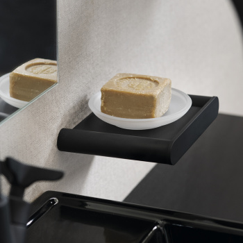 Мыльница Ramonsoler чёрный SOP02NM