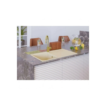 Мойка кухонная Omoikiri Yasugata 86-SA бежевый 4993870