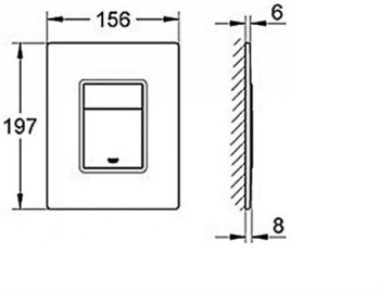 Панель смыва Grohe Cosmopolitan 38765000