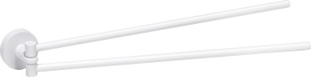 Полотенцедержатель двойной Bemeta White 104204194 поворотный