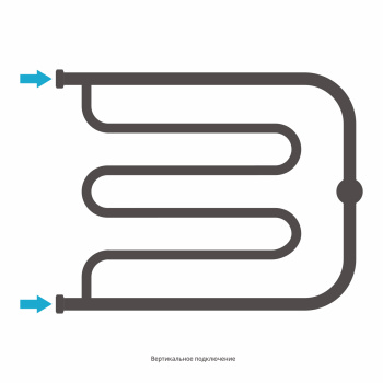 Полотенцесушитель водяной Сунержа Лира 500х500 31-0011-5050 матовый черный