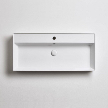 Раковина подвесная/накладная Simas Agile AG 91 bia 91 см  белый