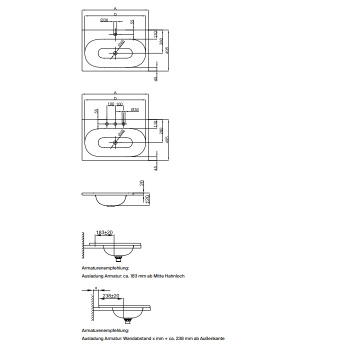 Раковина встраиваемая на столешницу Bette Comodo A216-000 HLW1