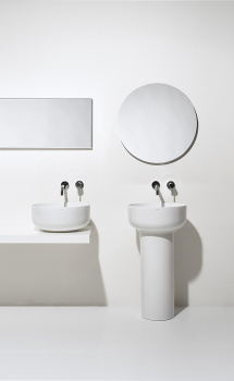 Раковина накладная Simas Balloon BA 01 45 см белый