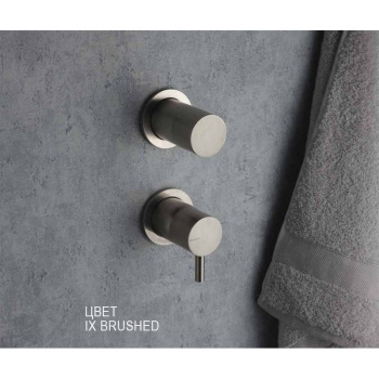 Смеситель для биде Ritmonio Diametro35 S брашированный хром PR52BA101IX